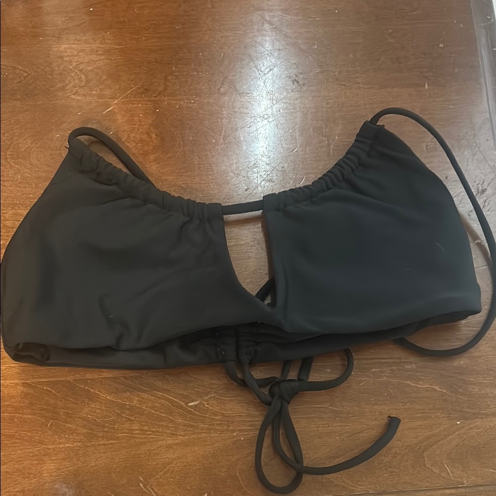 Urban Outfitters Black Bikini with Keyhole Detail